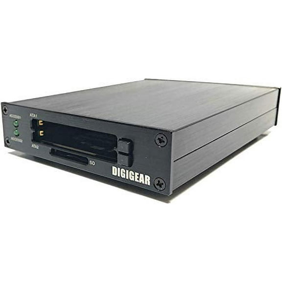 U2ATASD DIGIGEAR Dual ATA Flash PCMCIA PC Card + SD to USB 3.0 Industrial Grade Reader