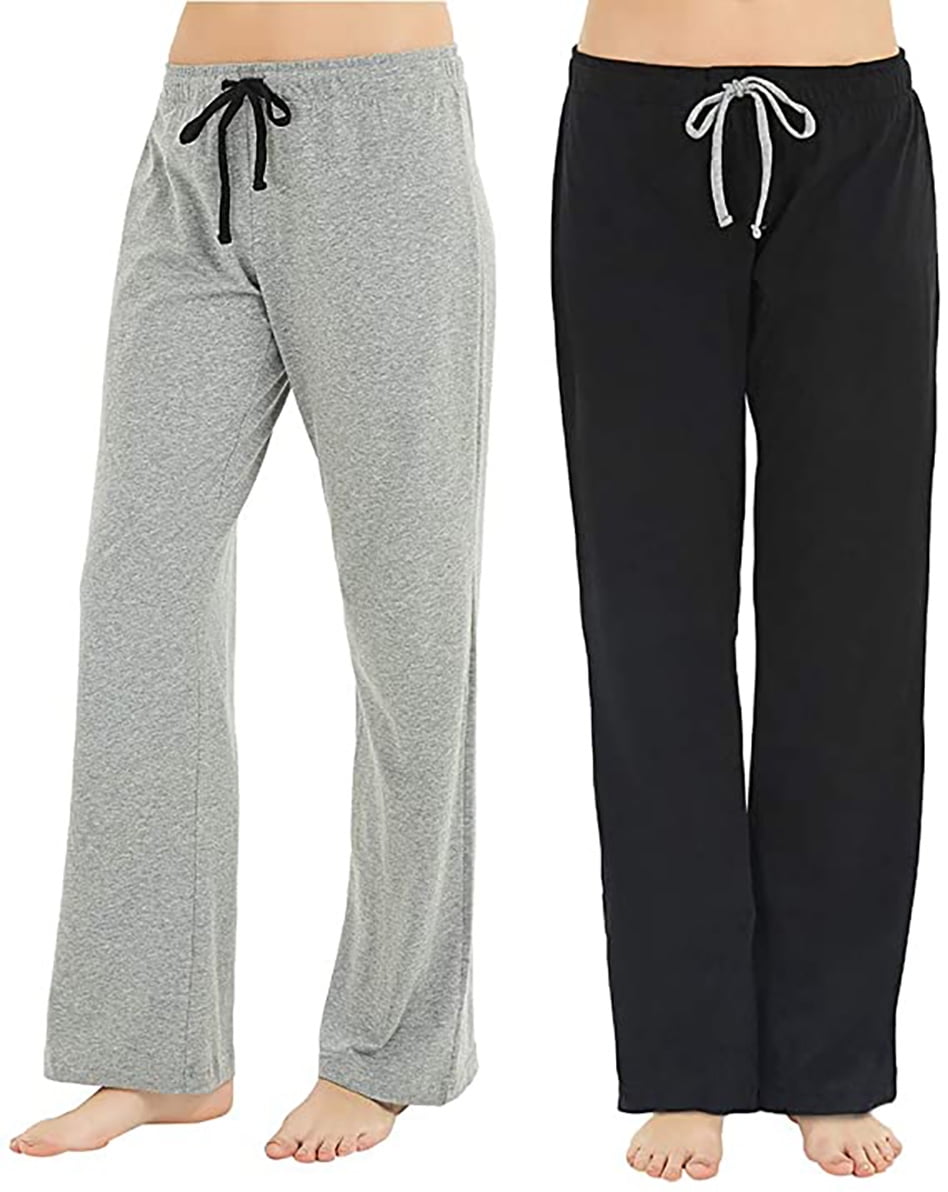 Just Love Fleece Pajama Pants for Women Sleepwear PJs (Black - Santa Skull,  1X) 