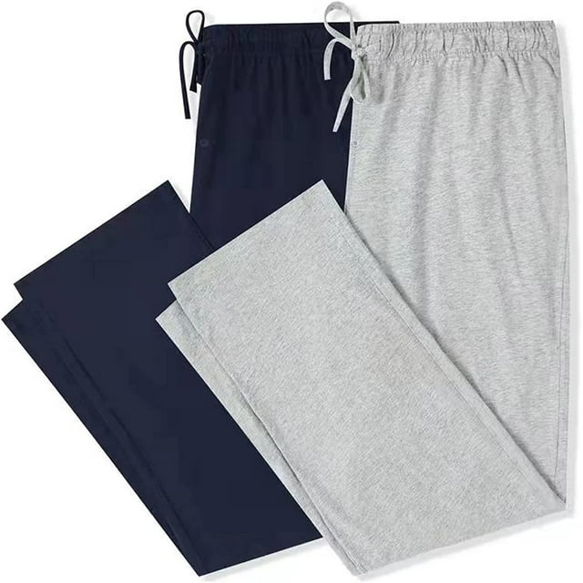 U2SKIIN Mens Cotton Pajama Pants, Soft Lightweight Lounge Sleepwear Pj ...
