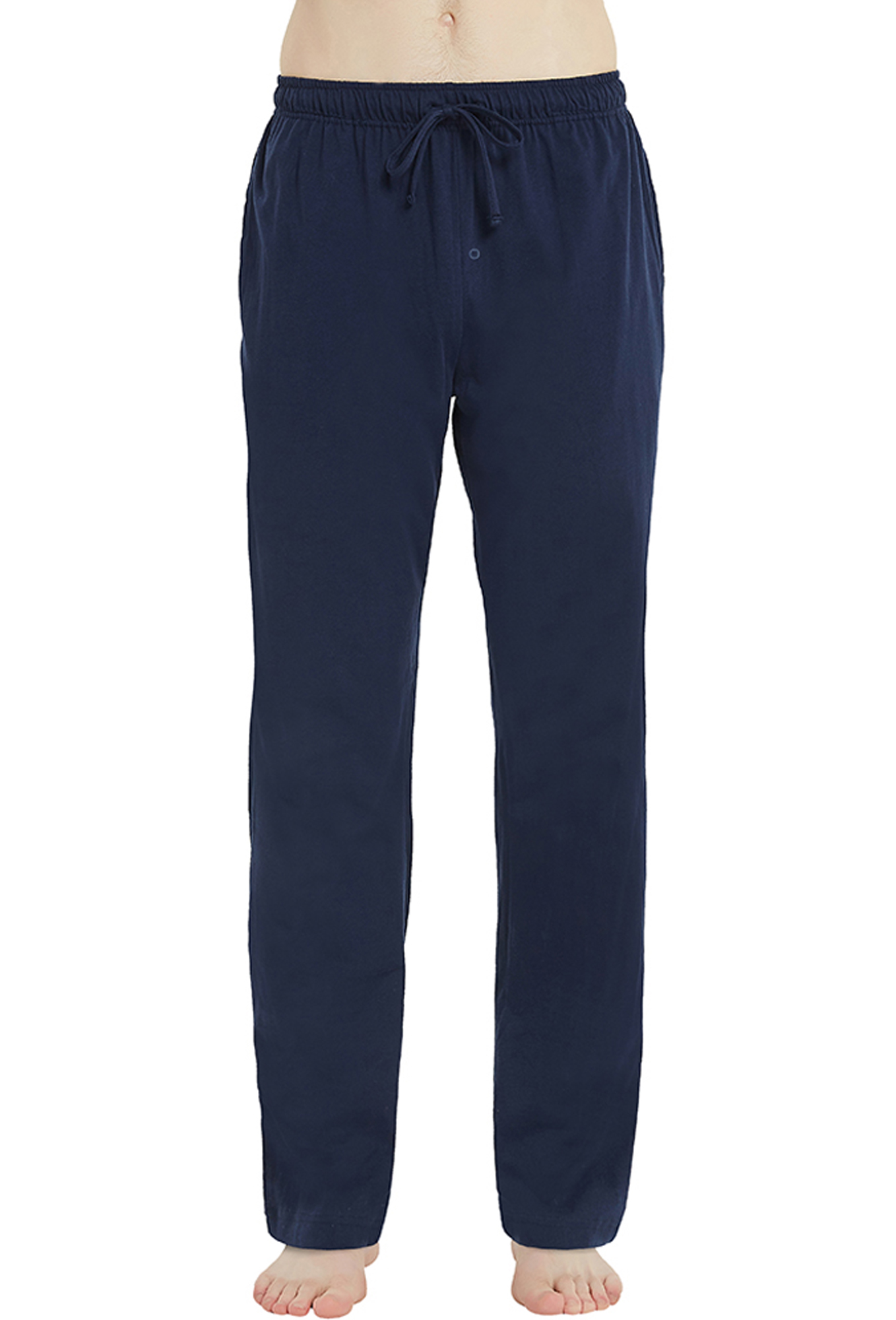 Vulcanodon Mens Plaid Sleep Pants, Cotton Pajama Pants with Pockets