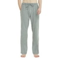 thumbnail image 1 of U2SKIIN Mens Cotton Pajama Pants, Soft Lounge Pant with Pockets Lightweight Sleep Pj Bottoms,(light Grey Mel,XL), 1 of 6