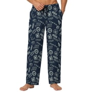 U2SKIIN Mens Pajama Pants,Funny Animal Prints Soft Lounge Lightweight Sleep Bottom for Men