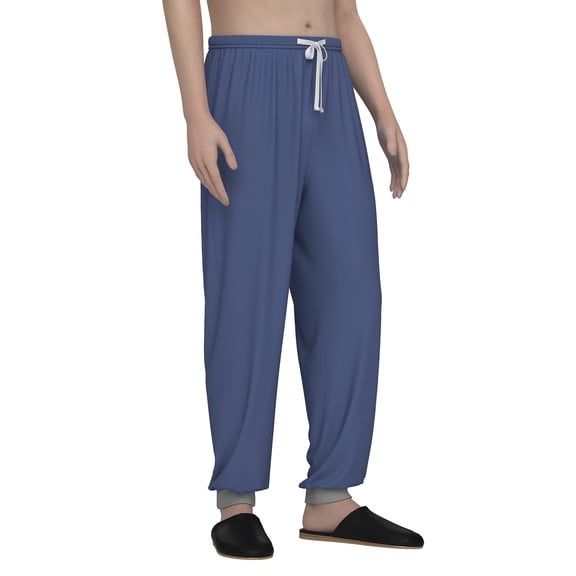 U2SKIIN Mens Pajama Pants, Soft Lightweight Lounge PJ Bottoms with Pockets,(Navy,S)