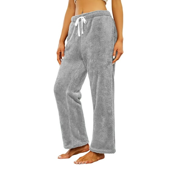 U2SKIIN Women's Pajamas Pants, with Pockets Pj Bottoms Lounge Soft Fluffy Sleepwear,