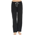 thumbnail image 1 of U2SKIIN Womens Cotton Pajama Pants, Soft Lounge Lightweight Sleep Pj Bottoms,(Black,M), 1 of 5