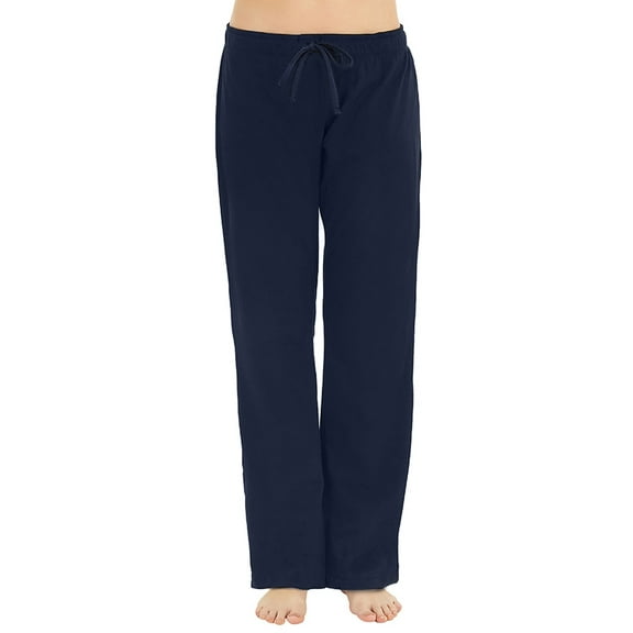 U2SKIIN Womens Cotton Pajama Pants, Soft Lounge Lightweight Sleep Pj Bottoms,(Navy,S)