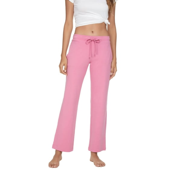 U2SKIIN Womens Cotton Pajama Pants, Soft Lounge Lightweight Sleep Pj Bottoms,(Pink,2XL)