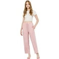 thumbnail image 1 of U2SKIIN Womens Pajama Pants, Comfy Casual Lightweight PJ Bottoms Women Lounge Pants with Pockets,(Pink Mel.XL), 1 of 5