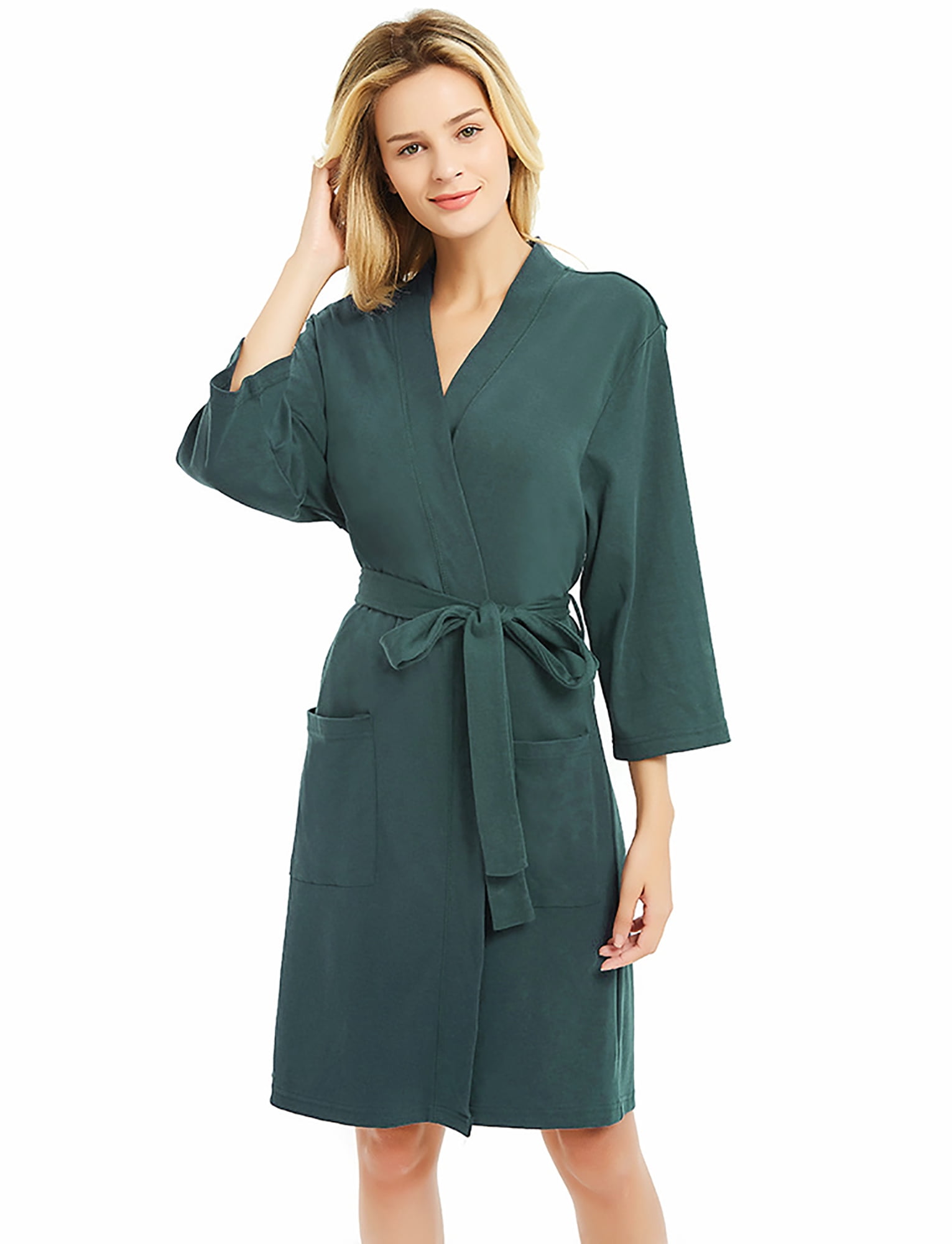 U2SKIIN Womens Robes, Soft Spa Knit Bathrobe Lightweight Loungewear ...