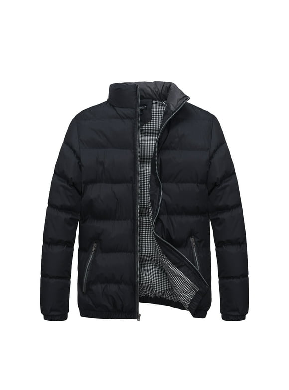 U2wear Men’s Puffer Jacket: Cozy and Stylish Bomber for Winter