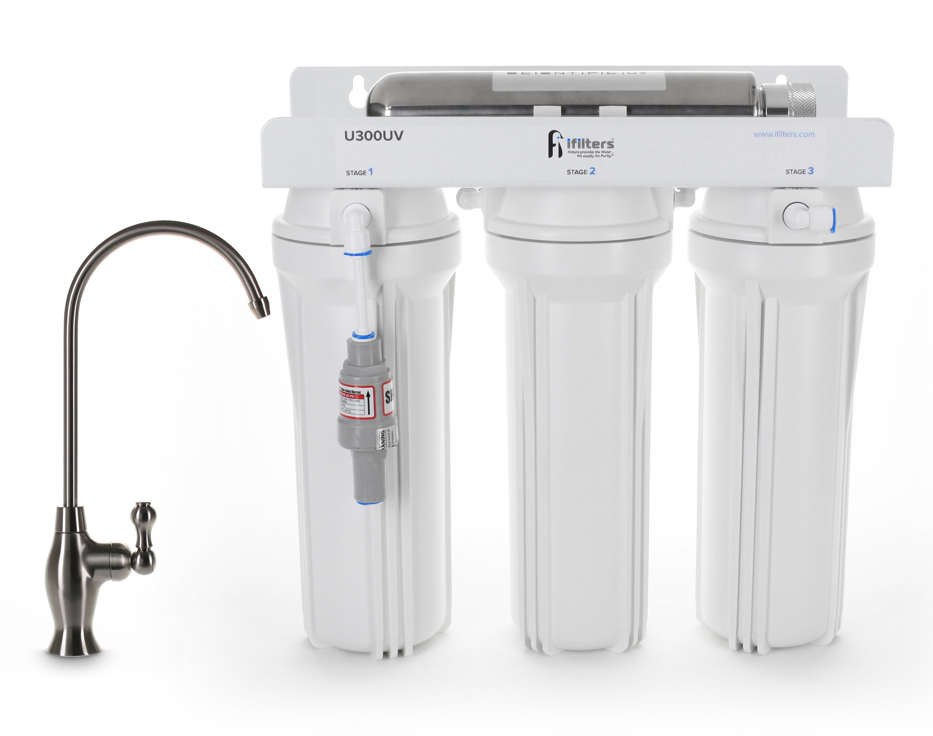 U300UV 4-Stage Under-Sink UV Water Filtration System