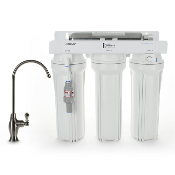 U300UV UV Drinking Water Filtration System 4 Stage Ultimate Filter