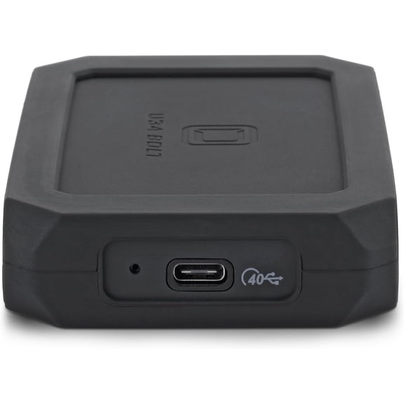 U34-2T-BK-TAA Oyen Digital U34 Bolt 2TB USB-C (USB4) Rugged NVMe SSD, Up to 2800MB/s