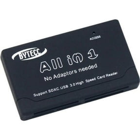 U3CR-630 USB3.0 6-slots All-IN-1 Palm-sized Card Reader/Writer, Black