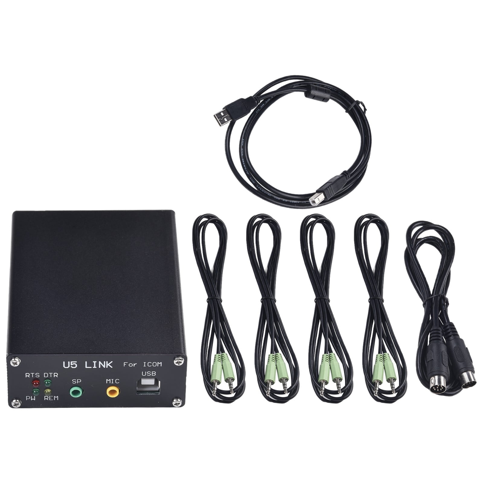 U5 Link For ICOM Radio Connector With Power Interface DIN8-DIN8 Pc66 ...