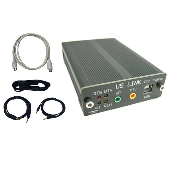 U5LINK Radio Connector Adapter for YAESU FT-817ND FT-857D FT-897D with for USB Interface Chip, Optical Isolation, 115200 Baud Rate, for CAT & Data Control, for ICOM IC-2710/2720/2820