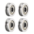 thumbnail image 1 of U604ZZ 4mmx13mmx4mm Double Metal Shielded Carbon Steel Deep Groove Ball Bearings 4 Pack, 1 of 5