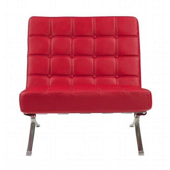 U6293-R-CH M Natalie Chair, Red