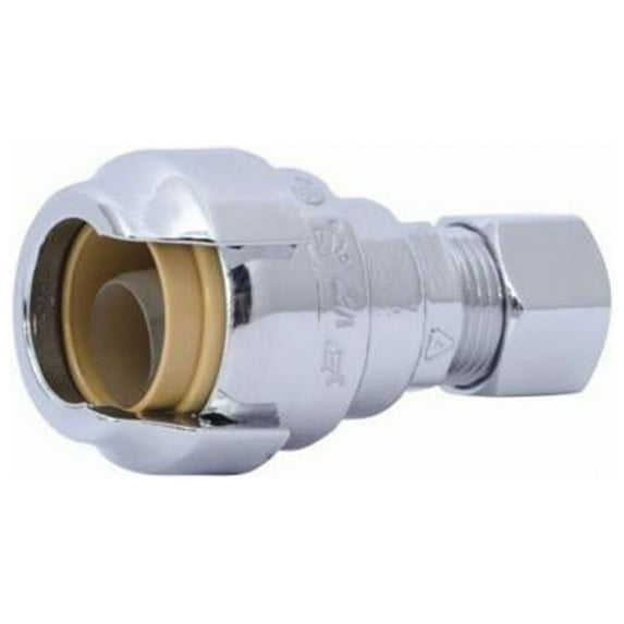 SharkBite U637LFA Push-to-Connect Pipe Adapter, 1/2 x 3/8 In. - Quantity 12