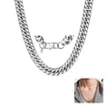 thumbnail image 1 of U7 Chunky Miami Cuban Link Chain for Men Women 12MM Wide 22 Inch Stainless Steel Franco Curb Necklace Punk Rapper Birthday Father's Day Jewelry Gift for Him Son Husband, 1 of 9