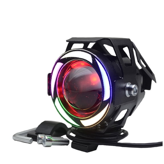 U7 Motorcycle LED Light Projector Lens Waterproof Auxiliary Fog Lamp for ATV Scooter
