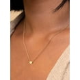 thumbnail image 1 of U7 Mother's Day Gifts for Women 14K Gold Plated Letter Pendant with Sparkle Cubic Zirconia Tiny Heart Letter Initial P Necklace Choker, 1 of 8