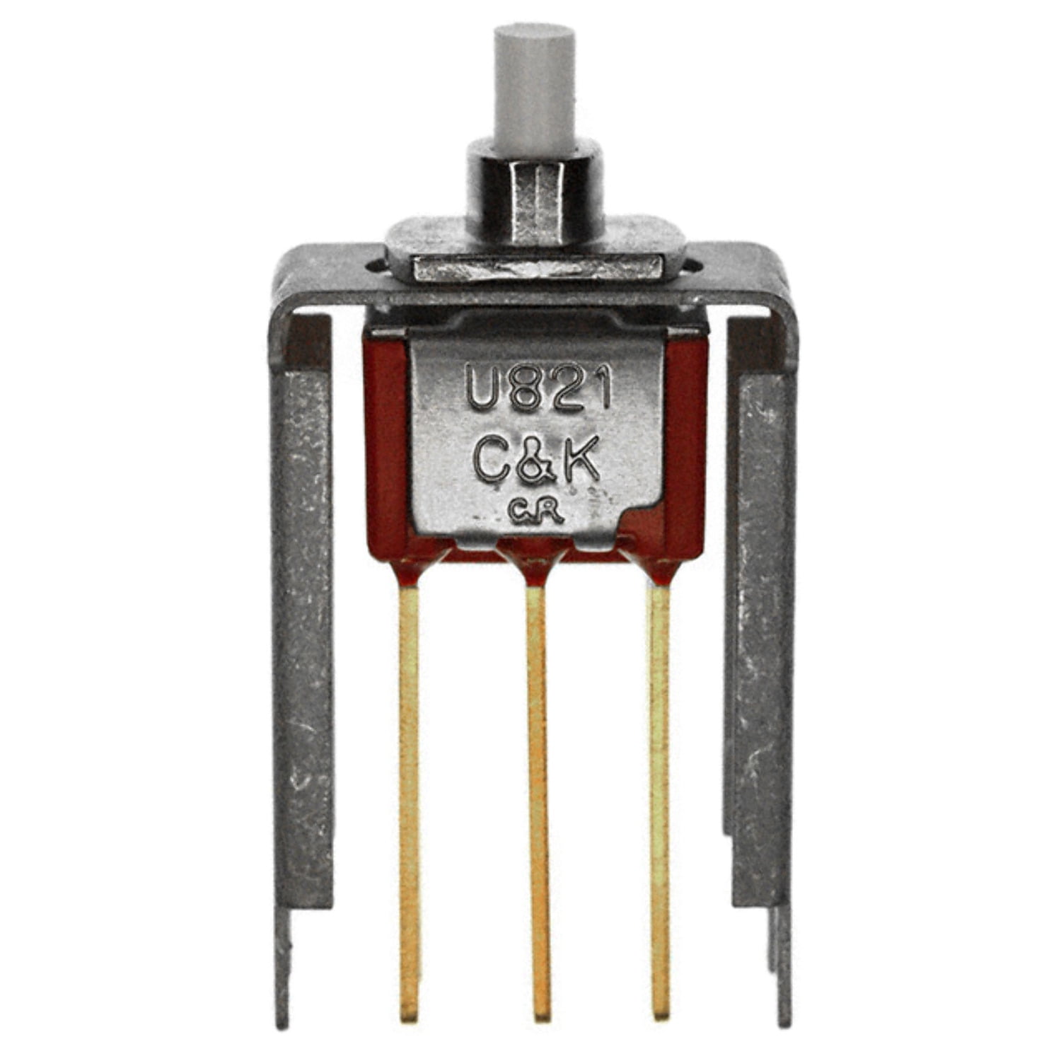 U821SD3V8GE Switch Push Button ON Mom DPDT Round Plunger 1A 120VAC ...