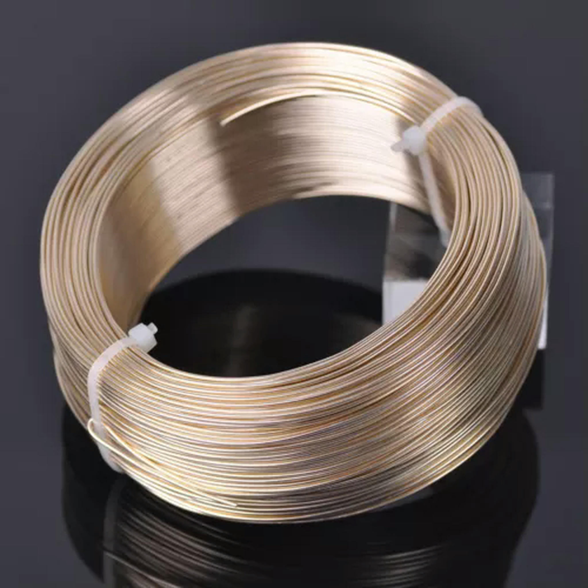 U8MO 1/1.5/2/2.5/3mm Soft Metal Aluminium Craft Beading Wire Cord Wholesale DIY-2mm-Aqua Gold