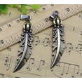 thumbnail image 1 of U8MO 1/5pc Jewelry Making DIY Feather Alloy Charms Necklace Pendant 60x13mm-bronze-1pcs, 1 of 9