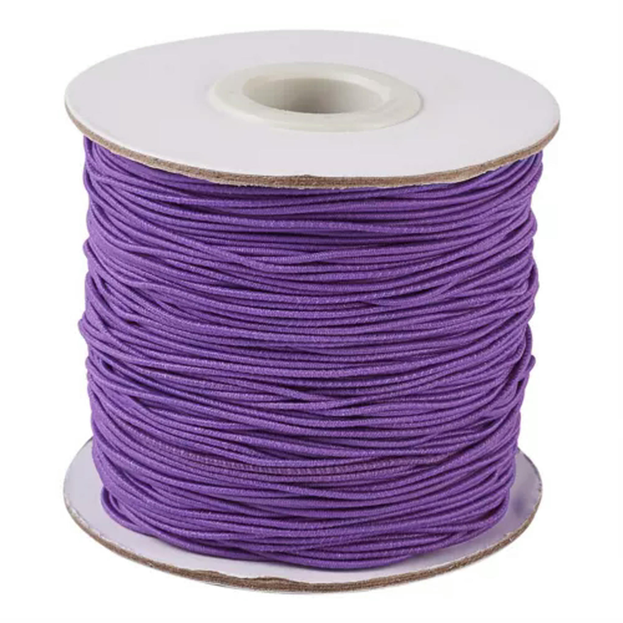 U8MO 1 Roll Round Jewelry Elastic Cord Nylon Beading Thread Elastic ...