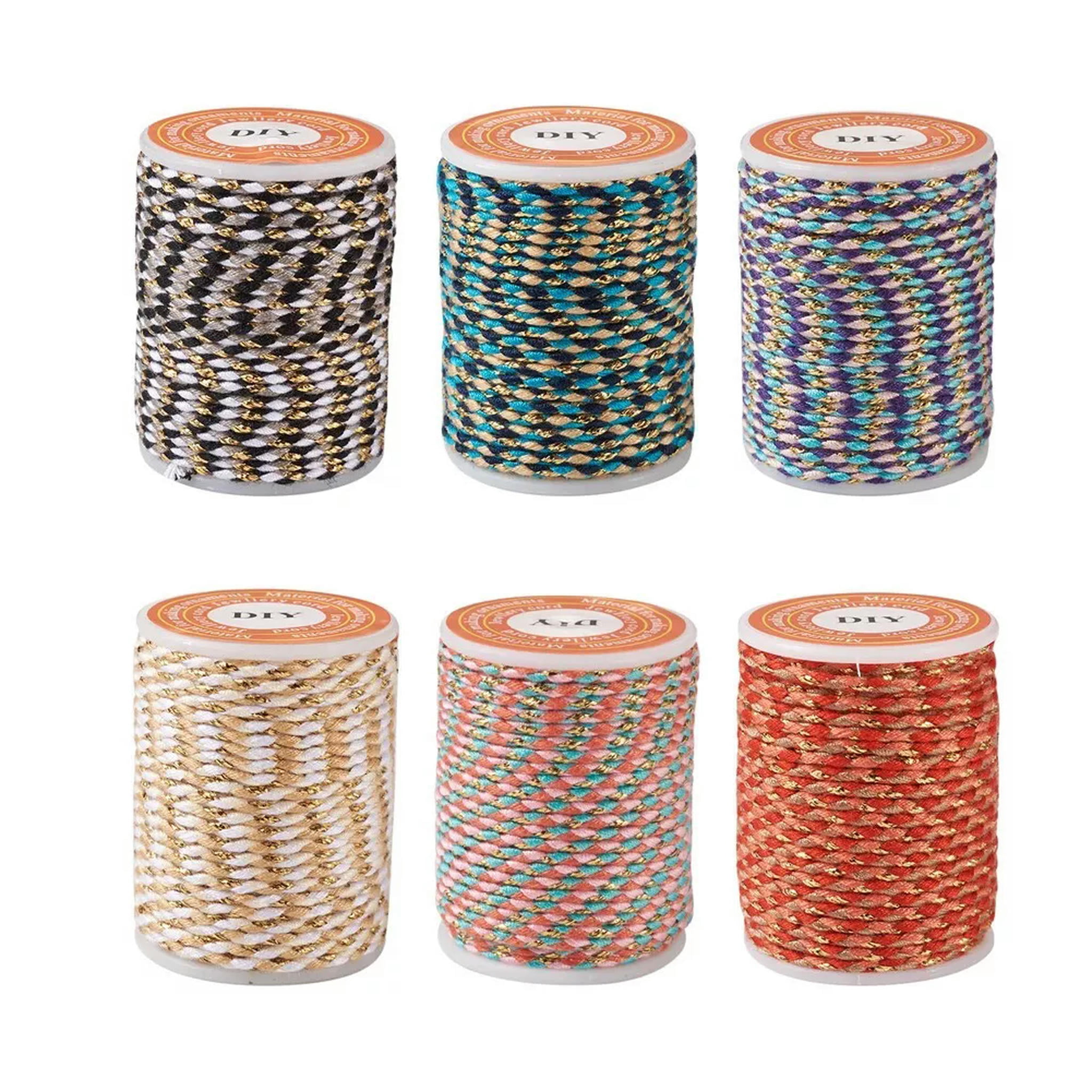U8MO 1 Set Handmade 1.5mm Macrame Cotton Rope Cord for String Wall Hangings Hanger