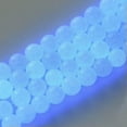 thumbnail image 1 of U8MO 10 Glow In The Dark Stone Beads 8mm Blue Beads Jewelry Making Supplies Set, 1 of 2