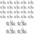 thumbnail image 1 of U8MO 10 Number Charms 2024 Pendants Antiqued Silver Graduation Year, 1 of 1