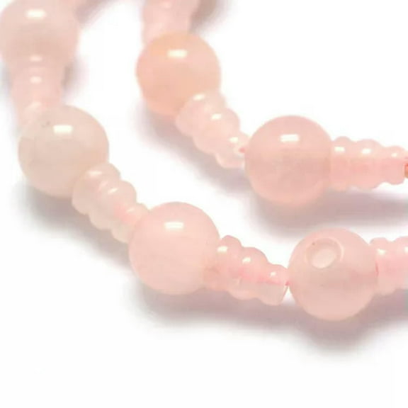 U8MO 10 Sets Natural Gemstone Guru Beads Set 3-Hole Japa Mala Buddhist Jewelry 16.5mm-Quartz