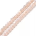 thumbnail image 1 of U8MO 10 Strands Faceted Round Full Rainbow Plated Electroplate Glass Beads 4mm 14.9"-Light Goldenrod Yellow, 1 of 3