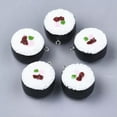 thumbnail image 1 of U8MO 100/200pcs Colorful Resin Cute Fruit Pendants Dangle Mini Charms Craft 24~38mm-Round Rice Roll-100pcs, 1 of 2