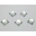 thumbnail image 1 of U8MO 100 Flatback Acrylic Faceted Square Sewing Rhinestone Button Sew on Bead 14X14mm-Clear, 1 of 3
