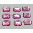 thumbnail image 1 of U8MO 100 Flatback Acrylic Rectangle Sewing Rhinestone Gems 13X18mm Sew on beads -Hot Pink, 1 of 7