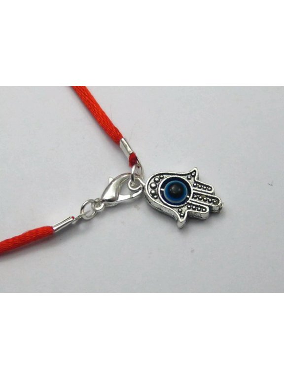 100 Red String Kabbalah Evil Eye Hamsa Hand Charms Good Luck Bracelets 20cm
