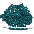 thumbnail image 1 of U8MO 1000 Blue 4mm Round Wood Beads~Wooden Mini Spacer Beads, 1 of 5
