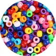 thumbnail image 1 of U8MO 1000 Pony Beads Acrylic Assorted Colors BULK Lot Wholesale Jewelry Supplies Set, 1 of 1