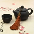 thumbnail image 1 of U8MO 100X Key Chian Pendants Ice Silk Thread Cap Tassel Trim Craft Jewelry Making DIY-18# red coffee-100pcs, 1 of 8