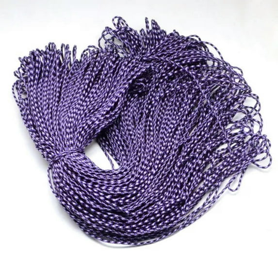 U8MO 100m Polyester Spandex Cord Ropes Spandex Accessory Thread For Climbing Rope 2mm-DarkViolet