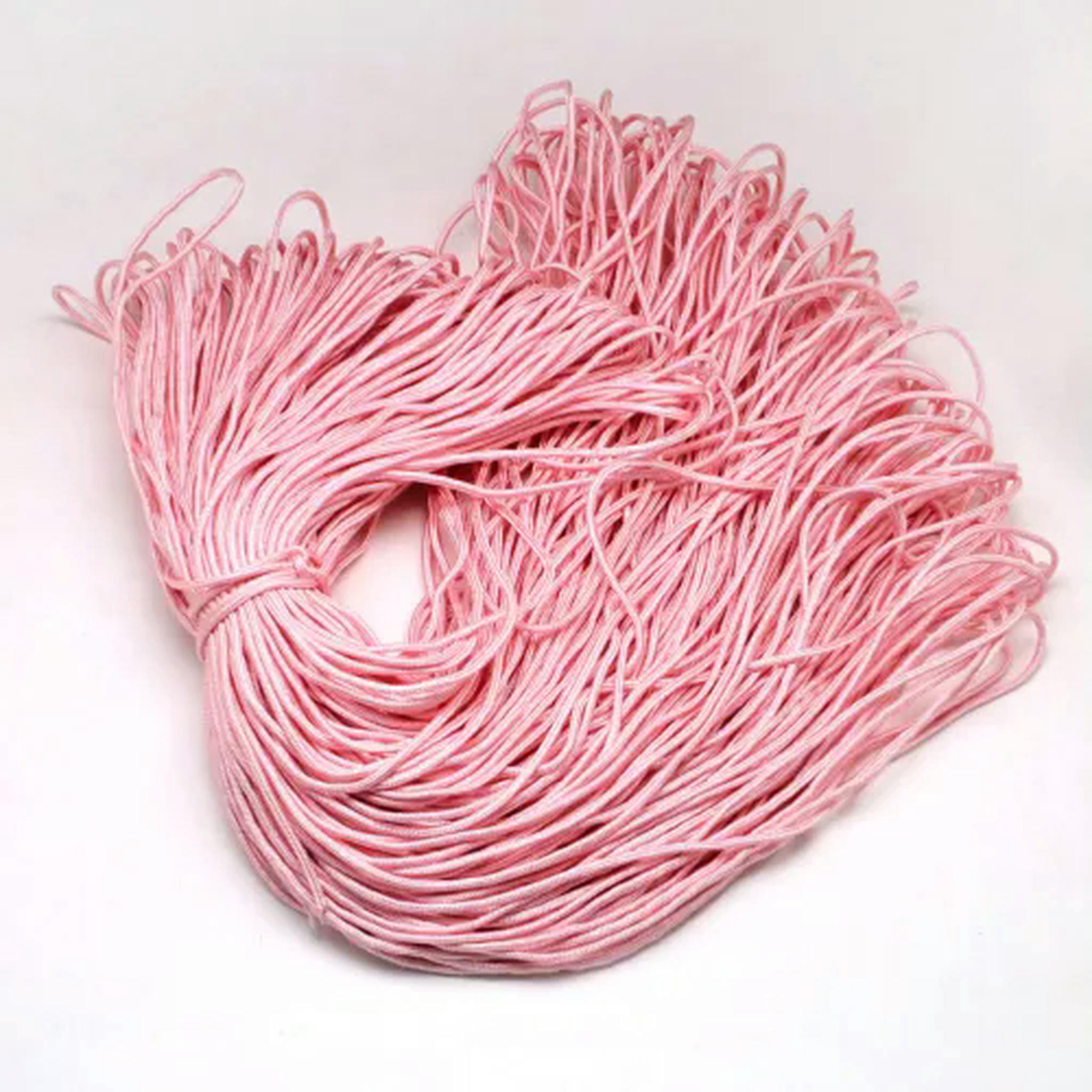 Pink Rope 100m U8MO 100m Polyester Spandex Cord Ropes Spandex Accessory Thread For ...