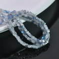 thumbnail image 1 of U8MO 100pcs 4mm Small Cube Faceted Cut Crystal Glass Loose Beads Lot for DIY Jewelry-21# Jade Half Blue, 1 of 9