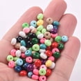 thumbnail image 1 of U8MO 100pcs 6x4mm Rondelle Coated Glass Loose Spacer Beads lot for Jewelry Making-Random Mixed, 1 of 4