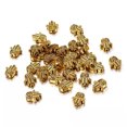 thumbnail image 1 of U8MO 100x Tibetan Alloy Hamsa Hand Metal Beads Carved Antique Gold Loose Spacers 12mm, 1 of 2