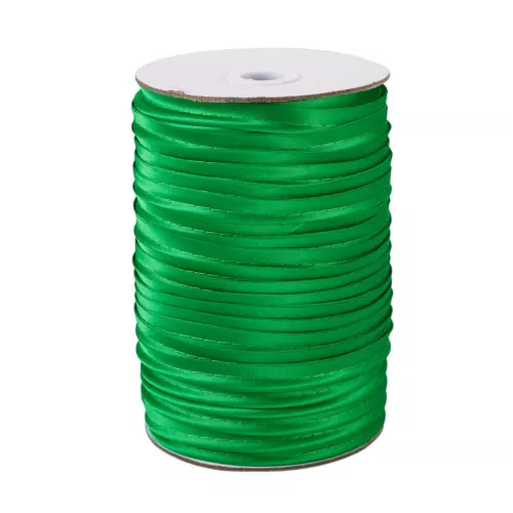 U8MO 109 Yards/roll 3/8 " Polyester Fiber Ribbons Trim Welting Cord for Clothing Sew-Green