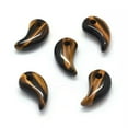 thumbnail image 1 of U8MO 10pc Natural Mixed Stone Pendants Magatama Smooth Mini Gems Charms Craft 23mm-Tiger Eye, 1 of 2