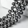 thumbnail image 1 of U8MO 10pcs 12x9mm 15x12mm Teardrop Faceted Crystal Glass Beads for Jewelry Making-Black-15x12mm, 1 of 5